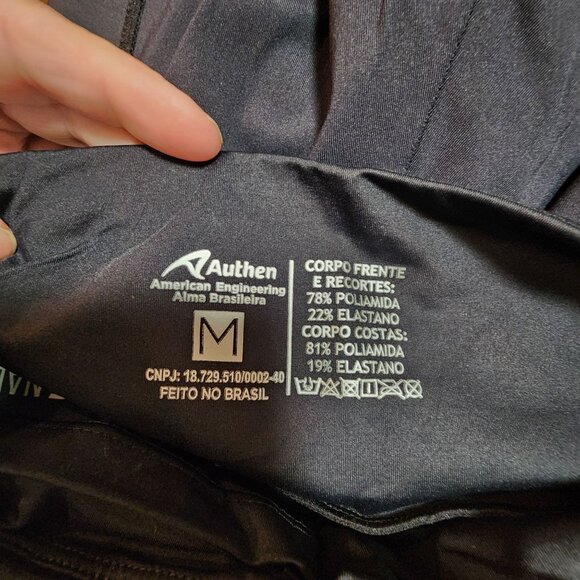 Authen Athletic Leggings High Waist Performance Active Wear Compression Womens M - Picture 6 of 6